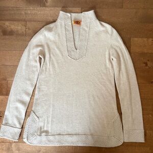 Tory Burch Beige Cashmere Knit Sweater Size M